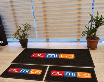 Custom Logo Door Mat Set: Personalized Business Floor Rugs