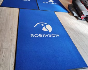 Personalized Logo Business Mat: Stain-Resistant Corporate Entrance Mat
