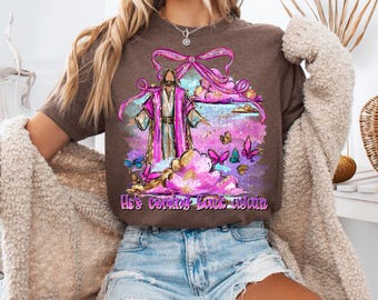 Er kommt wieder zurück, Jesus, floral, png herunterladen ORIGINAL DESIGNER