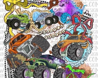 Monster, trucks, locket, png download ORIGINAL DESIGNER