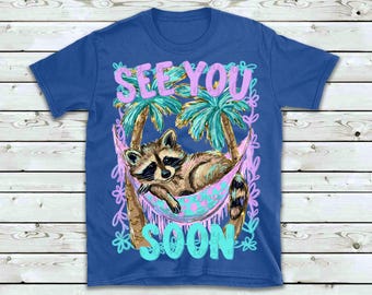 See you soon Raccoon, png download ORIGINAL DESIGNER