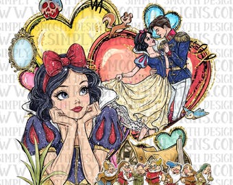 Snow white love coquette valentines png download original designer