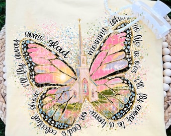 Ich fliege weg – Schmetterlingskirche, viral, PNG-Download – ORIGINALDESIGNER