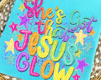 Ela tem aquele brilho de Jesus, download png DESIGNER ORIGINAL