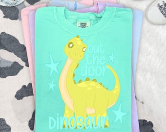 Out the door dinosaur , png download