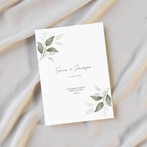 Libretto Messa Matrimonio Floreale