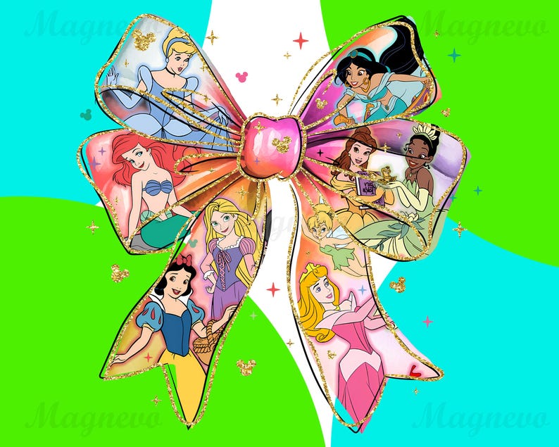 Princess Cute Ribbons and Bows Png, Princess Png, Princess Coquette Tee ...