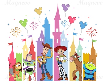 Retro Toy Story PNG Bundle, Sie haben einen Freund in mir Png, zu unendlichen Png, Toy Story Shirt, Spielzeug Geschichte Geburtstag Png, Spielzeug Geschichte Land Png