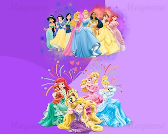 Water Color Princess Squad Png, Family Vacation Png, Vacay Mode Png, Magical Kingdom Png, Family Trip 2025 Png, Best Day Ever, Princess Png