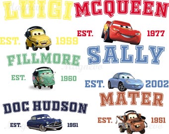 Cars PNG Bundle - Lightning Mqqueen PNG - Instant Download - High Resolution Png - Cars Clipart - Mcqueen Clipart - Sublimation Print Png