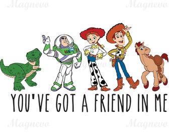 You've Got A Friend In Me Png, Toy Friends Png, Family Trip Png, Family Vacation Png, Vacay Mode, Cowboy and Friends, Png For Sublimation,
