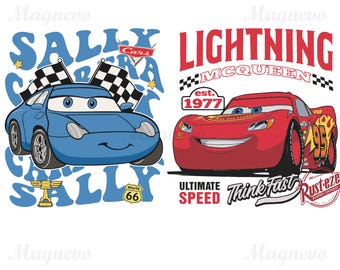 Bundle Cars Png, Lightning McQueen Png, Think Fast Cars Png, Png Cars Sublimation Design, Only Png, Digital File, Instant Download