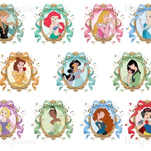Espejo de princesa coqueta PNG, mejores amigas princesas PNG, mejores amigas PNG, viaje de princesas PNG, arco de espejo mágico PNG, vacaciones familiares PNG