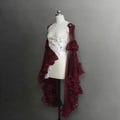 Hime Sleeves Gothic Romantic Detachable Arm Sleeves Sheer Ruffle Lace Trim Elegant Fairycore Statement Piece product logo