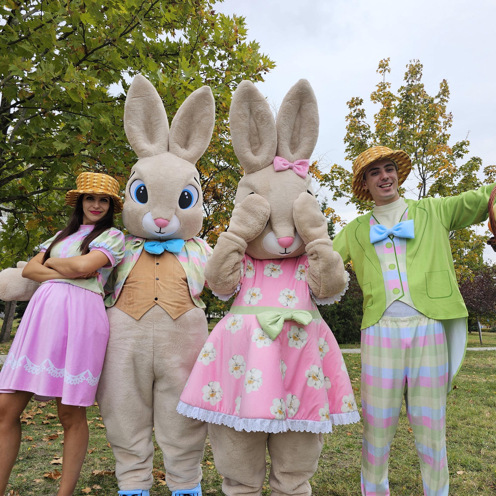 Easter Mascot Costume Set – Bunny & Pastel Performer Costumes - Etsy