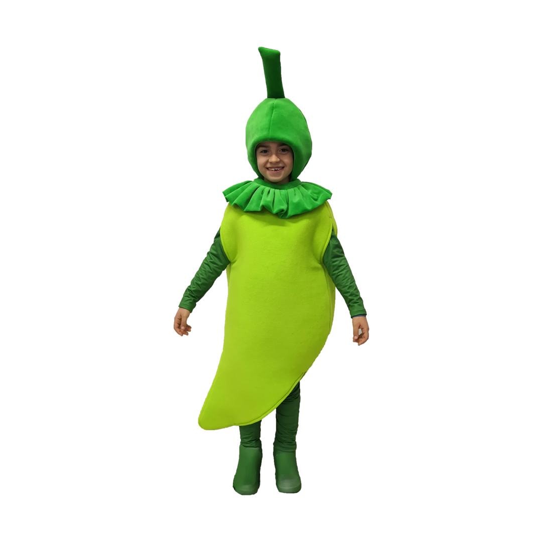 green grocer fancy dress Kids Pepper Costume – 3D Vegetable Outfit Boutique Clothing