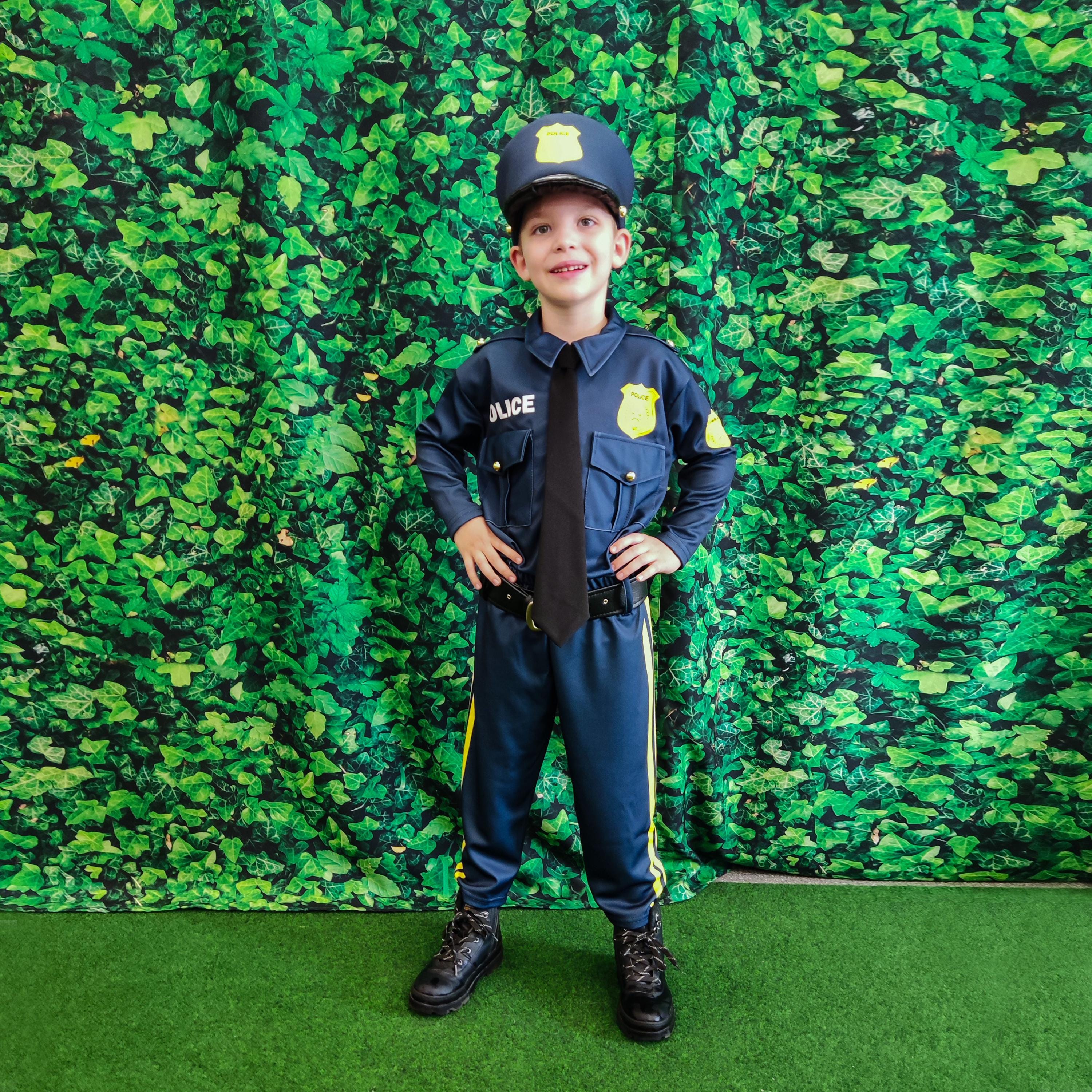 Costume d'officier de police pour enfants, robe bleue | Party Expert Costume d'officier de police pour enfants, robe bleue | Party Expert