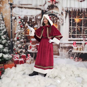 Deluxe Mrs. Claus Dress - Etsy