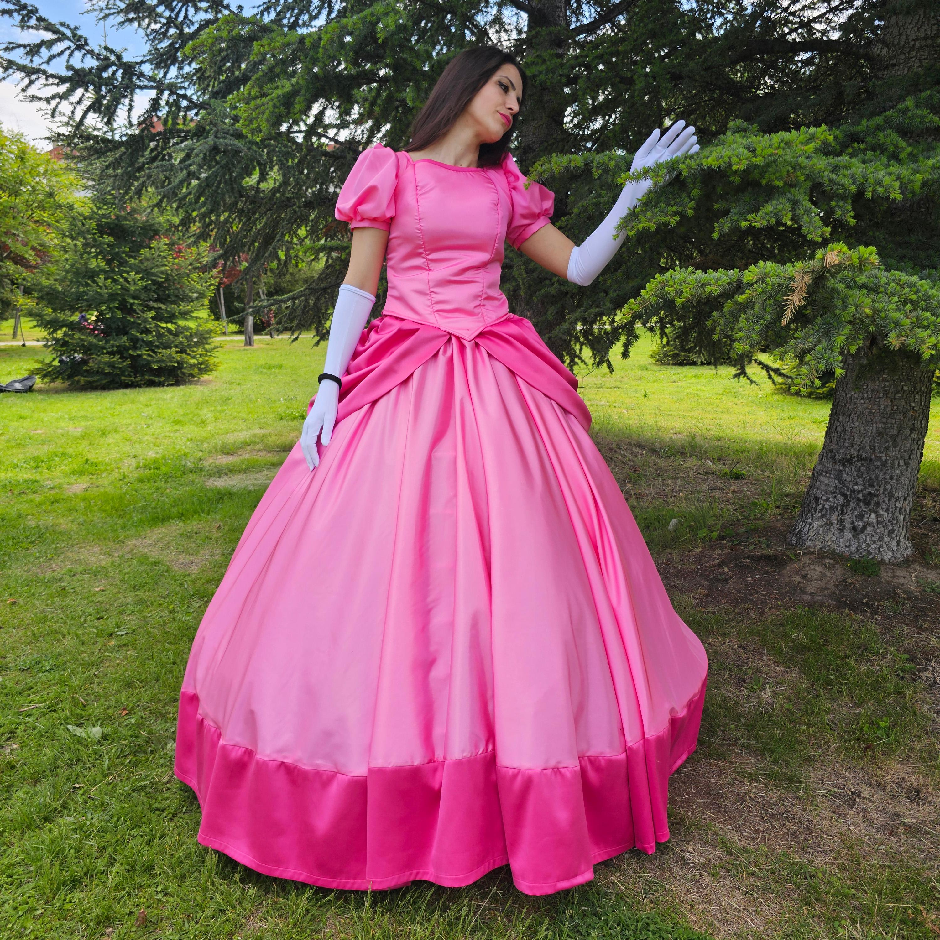 pink princess dress uk DAISY | Pink A-line Princess Dress