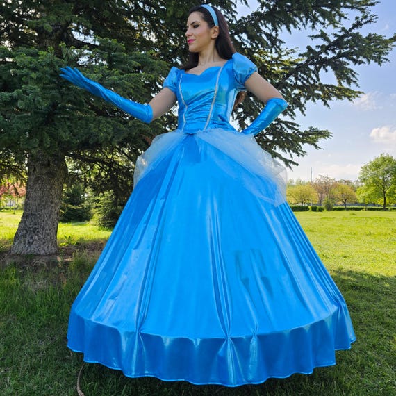 strapless open back dress Women's Pink Fairy Tale Princess Costume