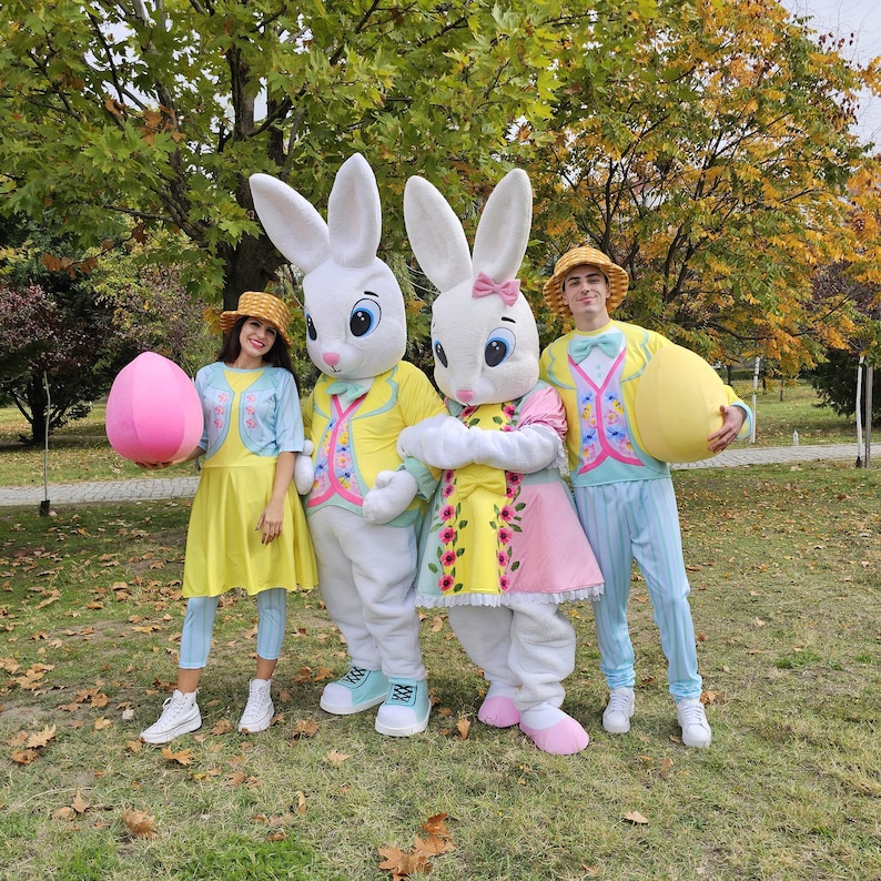 Easter Bunny Mascot & Performer Costume Set – Professional Event ...