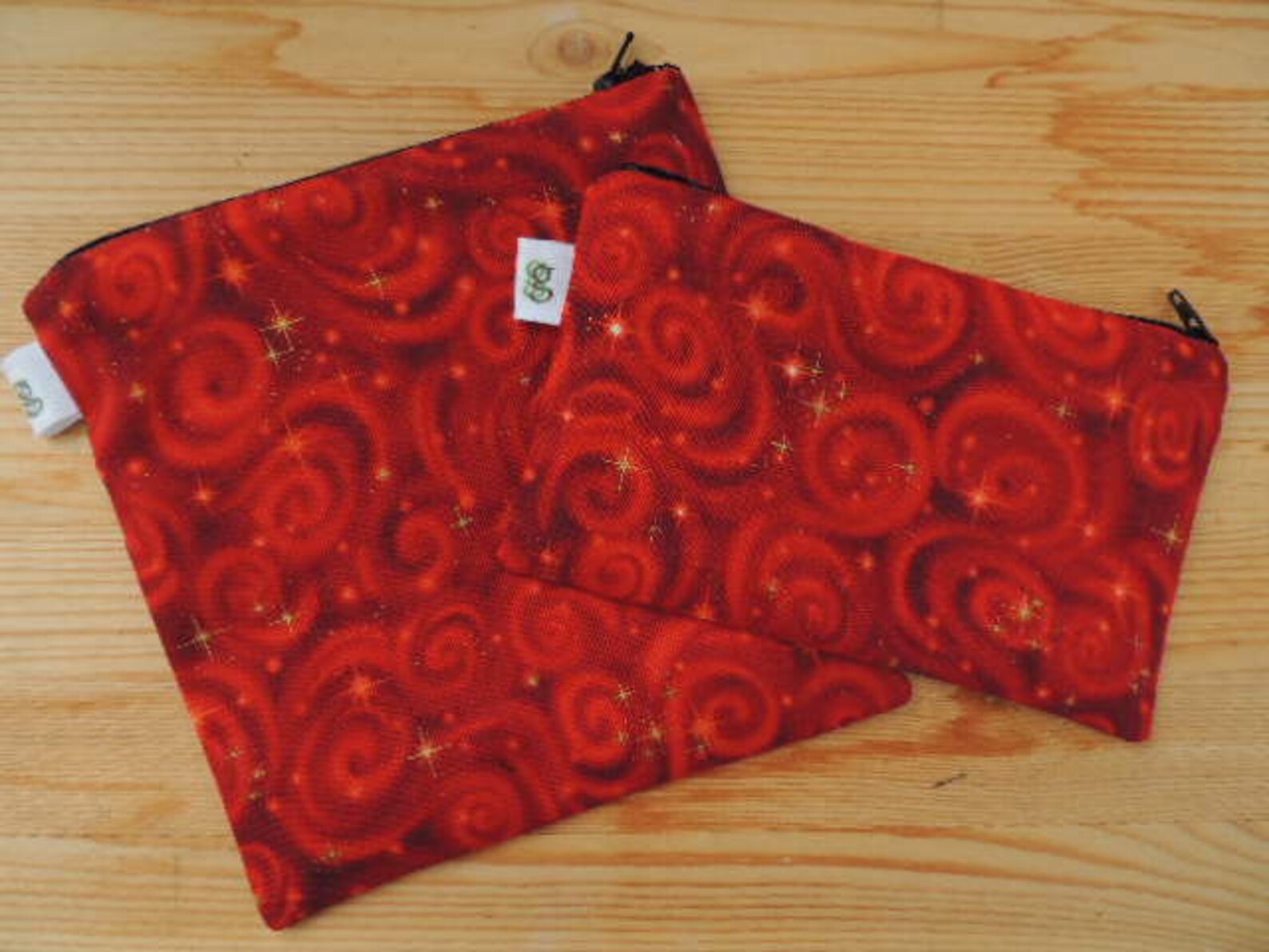 Reusable Zipper Sandwich & Snack Bags Eco Friendly Set of 2 Etsy