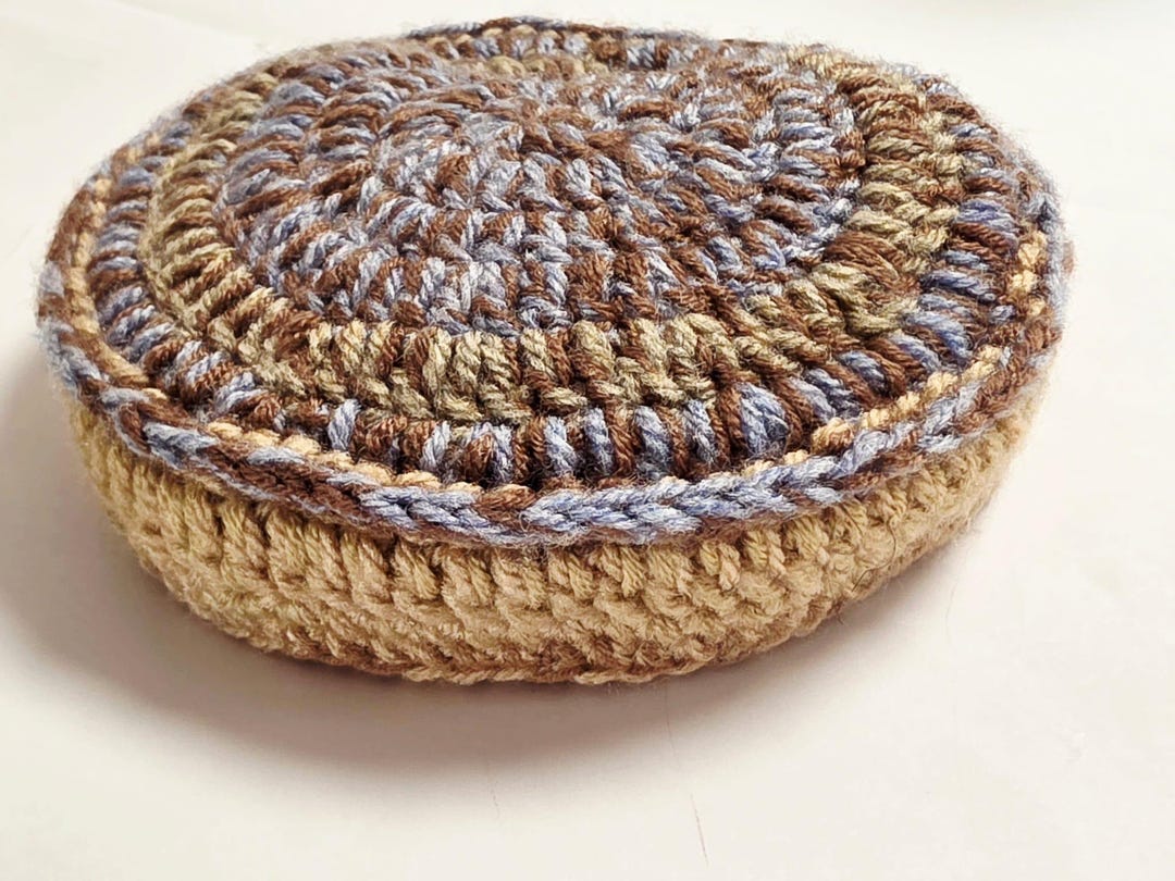 Handmade Crochet Kippah | Earth Tone Jewish Skullcap | Boho Yarmulke ...