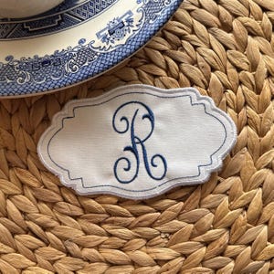 Bespoke Bouquet Wrap | Custom Embroidery | Monogrammed | Something Blue