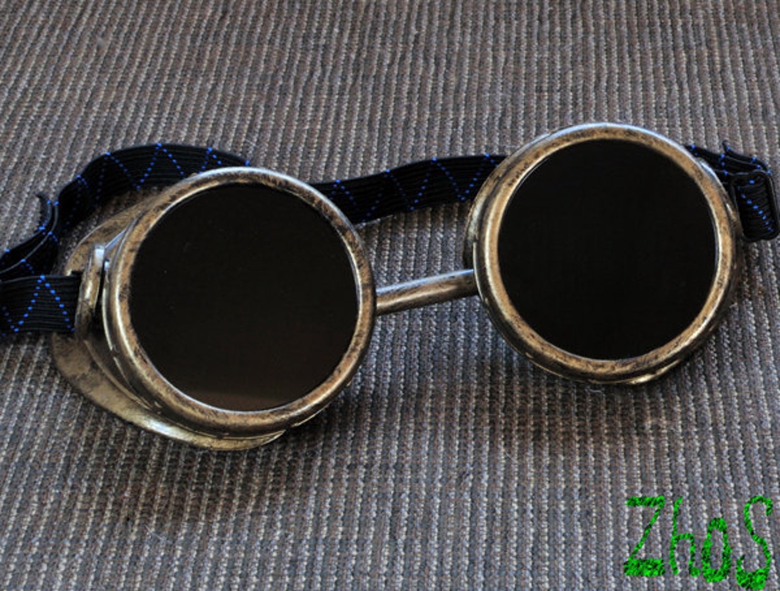 Steampunk Goggles Glasses Cyber Goggles Cosplay Anime Larp Etsy