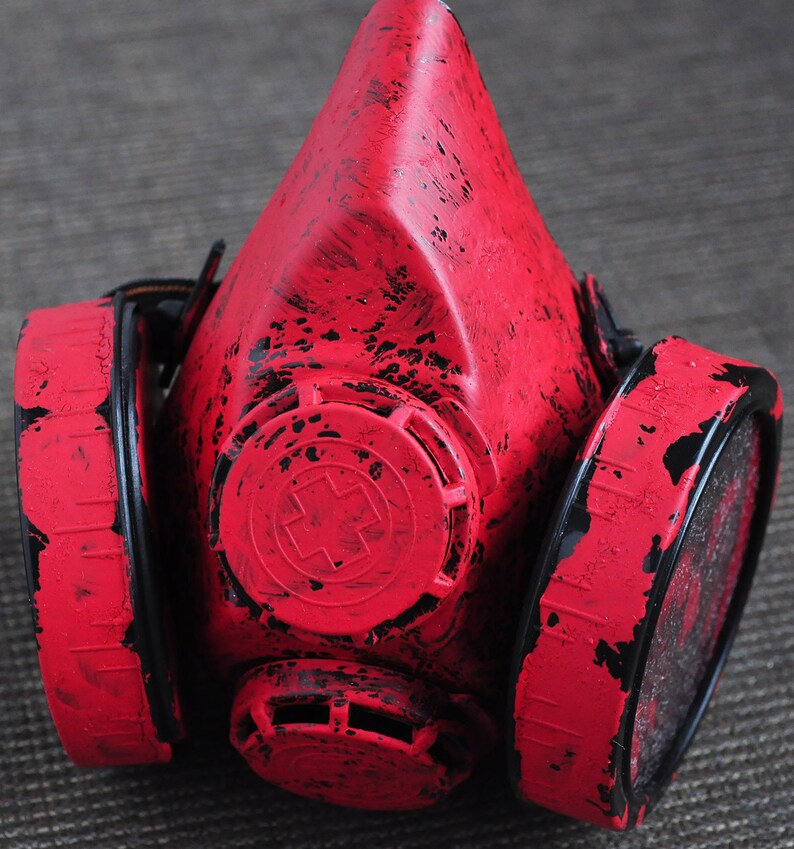 Black Cyber Mask Cyber Goth Respirator Gas Mask SKULL Etsy
