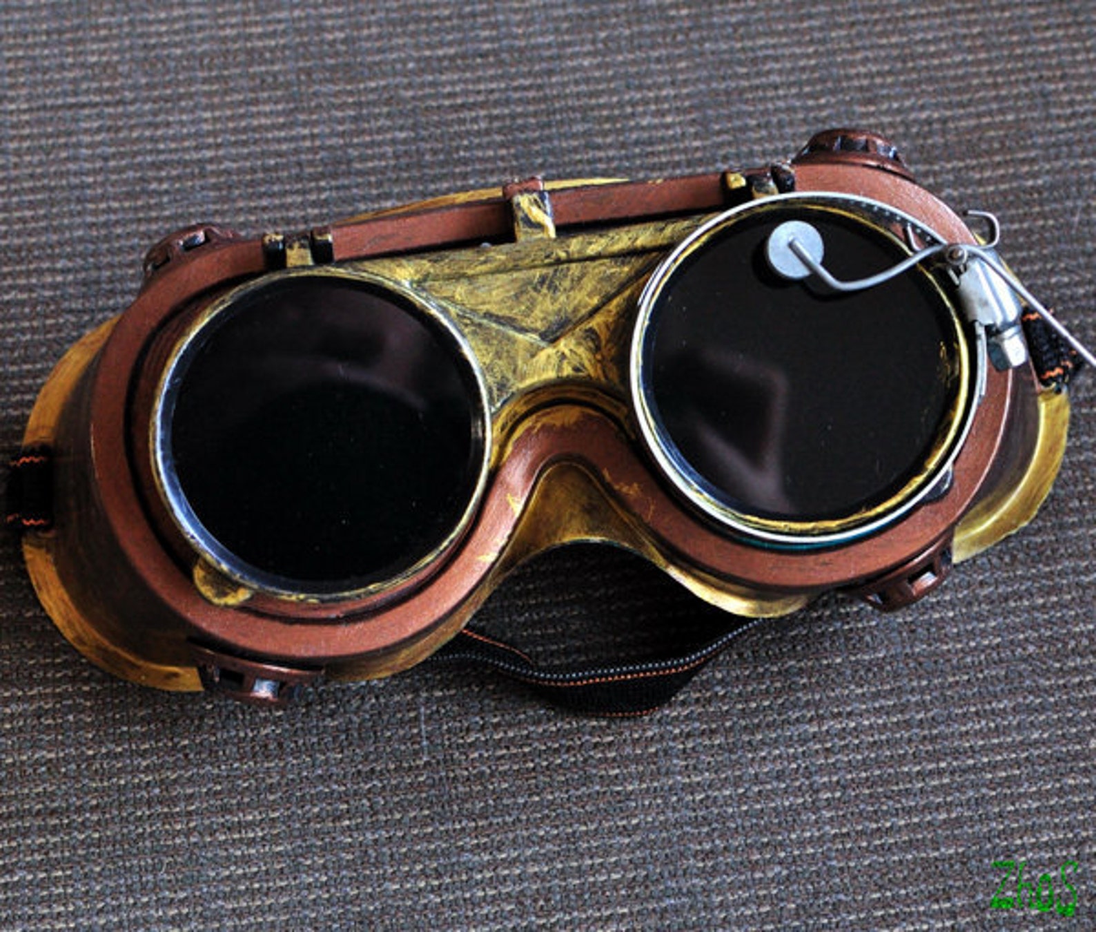 Steampunk Cosplay Anime Cyber Goggles Etsy