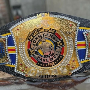 John Cena WWE Spinner Championship Style Belt – 2025 Farewell Tribute, Wrestling Fan Collectible, Wrestling  Memorabilia | Gift For You.