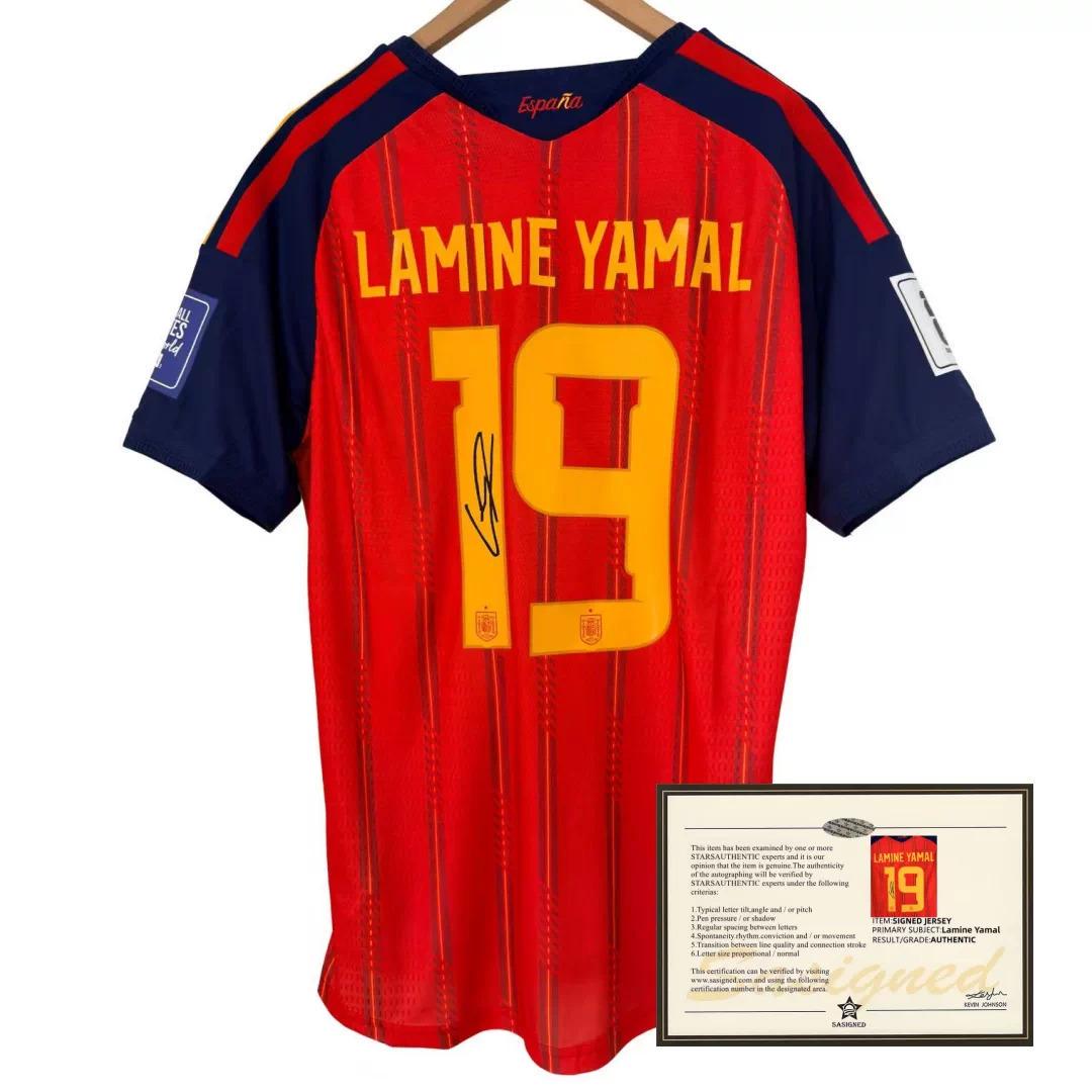 Lamine Yamal 19 Jersey Spain - Etsy
