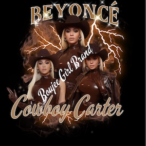 Maglietta Beyoncé Cowboy Carter PNG