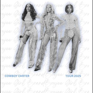 Destiny’s Child Cowboy Carter  T-shirt PNG