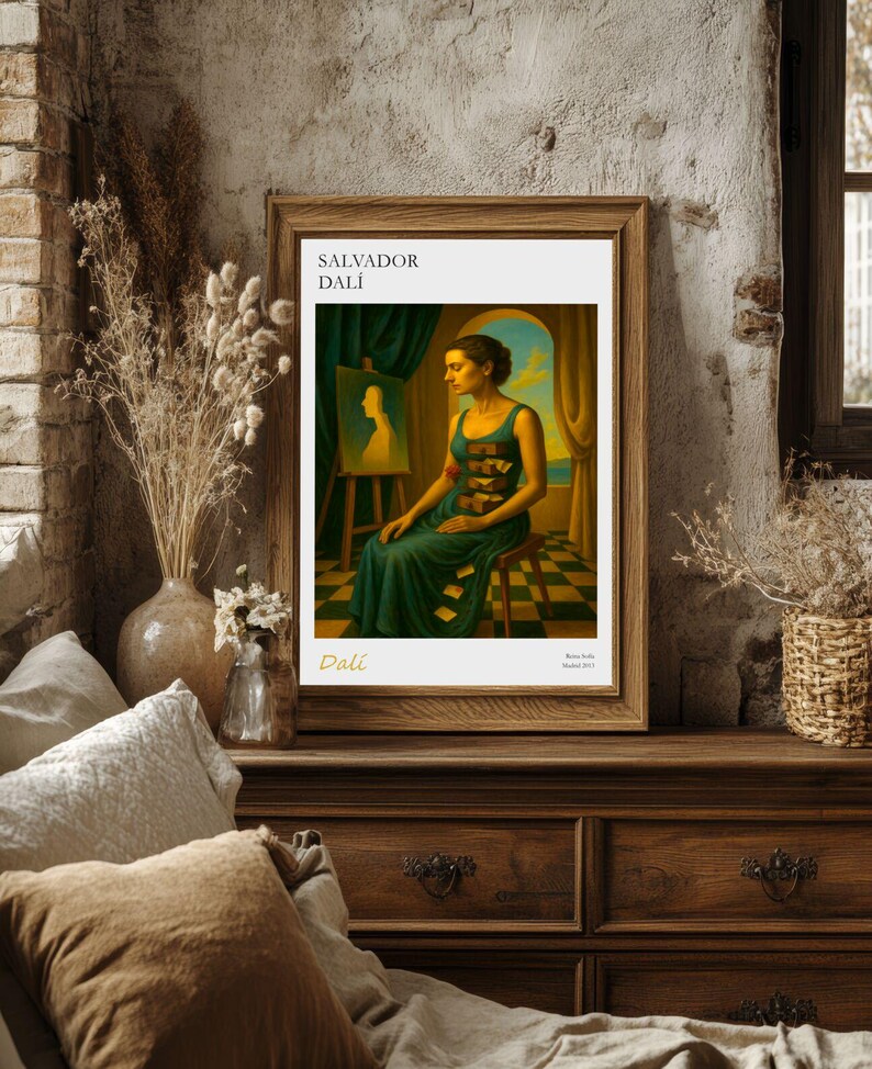 Salvador Dali Inspired Surrealism Poster – Museum-grade Surreal Wall ...