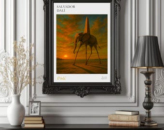Salvador Dali Inspired Surrealism Poster – Museum-Grade Surreal Wall Art for Gallery Walls & Modern Interiors a35