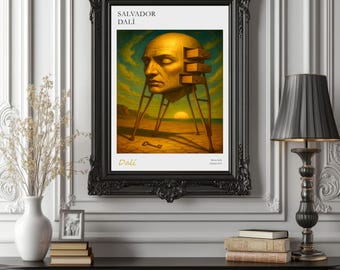 Salvador Dali Inspired Surrealism Poster – Museum-Grade Surreal Wall Art for Gallery Walls & Modern Interiors a32