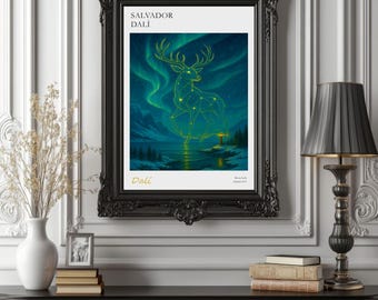 Salvador Dali Inspired Surrealism Poster – Museum-Grade Surreal Wall Art for Gallery Walls & Modern Interiors a16
