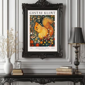 Gustav Klimt Inspired Poster, Art Nouveau Wall Art Print, Golden Symbolist Decor, Romantic Fine Art Giclée, Vintage Home Gift f4_69