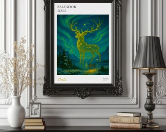 Salvador Dali Inspired Surrealism Poster – Museum-Grade Surreal Wall Art for Gallery Walls & Modern Interiors a17