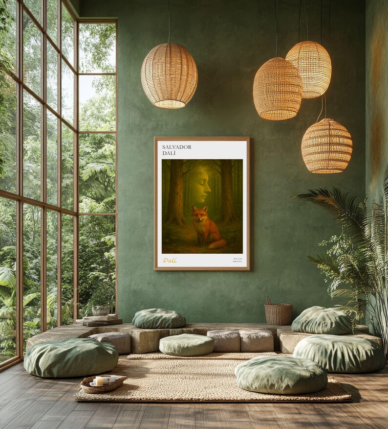 Salvador Dali Inspired Surrealism Poster – Museum-grade Surreal Wall ...