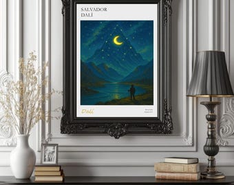 Salvador Dali Inspired Surrealism Poster – Museum-Grade Surreal Wall Art for Gallery Walls & Modern Interiors a9