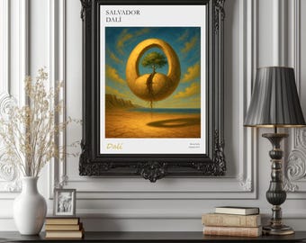 Salvador Dali Inspired Surrealism Poster – Museum-Grade Surreal Wall Art for Gallery Walls & Modern Interiors a39