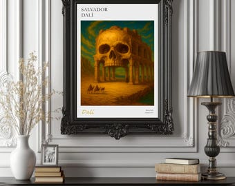 Salvador Dali Inspired Surrealism Poster – Museum-Grade Surreal Wall Art for Gallery Walls & Modern Interiors a30