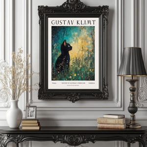 Gustav Klimt Inspired Poster, Art Nouveau Wall Art Print, Golden Symbolist Decor, Romantic Fine Art Giclée, Vintage Home Gift f4_54