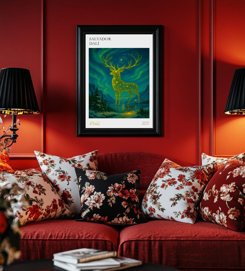 Salvador Dali Inspired Surrealism Poster – Museum-grade Surreal Wall ...
