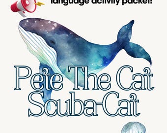 Pete the Cat Sprachpaket: Sprachtherapie, Logopädie, Vorschule (Easy Print)