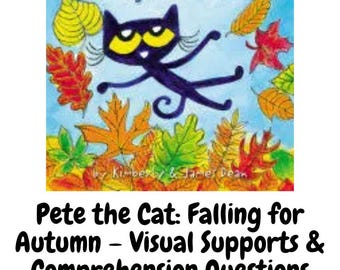 Pete the Cat: Falling for Autumn Language Activities | Speech Companion