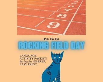 Pete the Cat Field Day Language Packet: Preschool Speech Therapy (Printable)